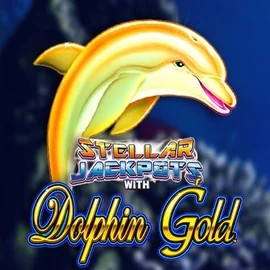 Dolphin Gold with Stellar Jackpots logo – Jackpots by Lightning Box Game at North Spin Casino